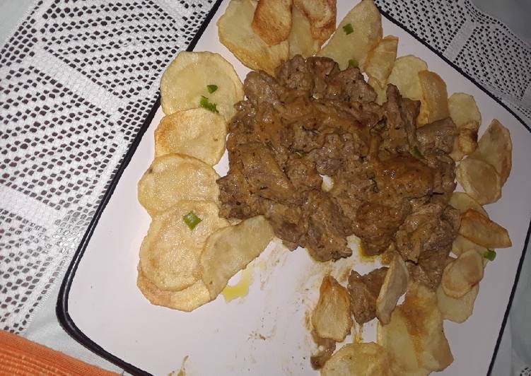 Carne de vaca à cebola - Tudogosreceitas