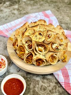 صورة لوصفة اقماع التورتيلا 🌯