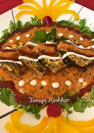 A picture of Paneer manpasanda.