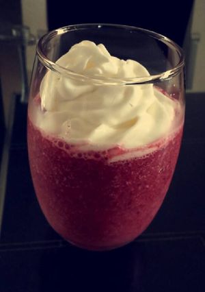 Una foto de Batido de frutas del bosque