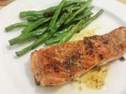 Gambar steak salmon