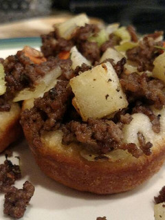 A picture of Savory Meat Pastry Puff.