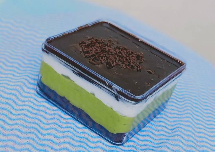 Resep Avocado Choco Dessert Box, Enak Banget