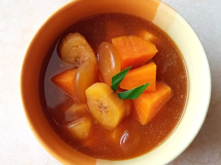 Cara Mudah Membuat Resep  Kolak Ubi jalar Orange yang Lezat, Bisa Manjain Lidah