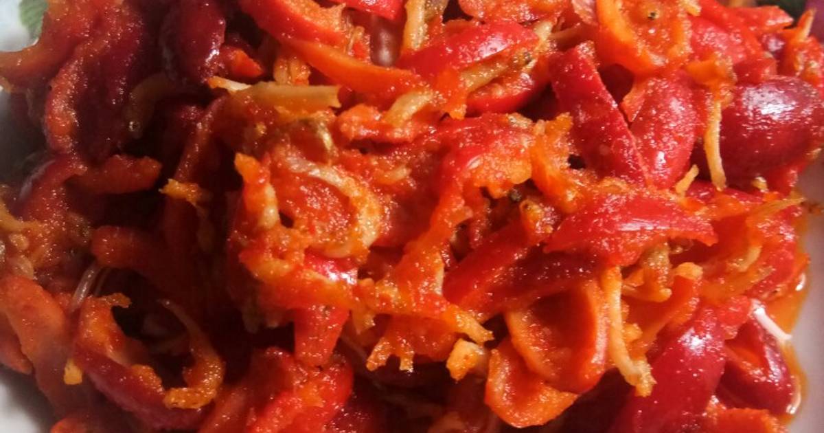 Resep Balado Kulit melinjo ikan teri oleh Puput chipoet Cookpad