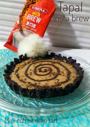 A picture of Mini coffee oreo tart.