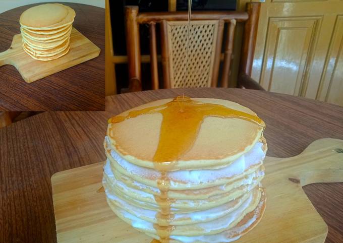 Cara membuat pancake lembut dan mudah