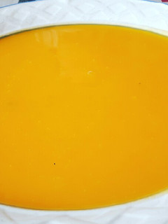 Una foto de Puré de calabaza y zanahoria con toque de naranja