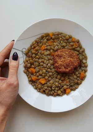 Lencsefőzelék recept fotója