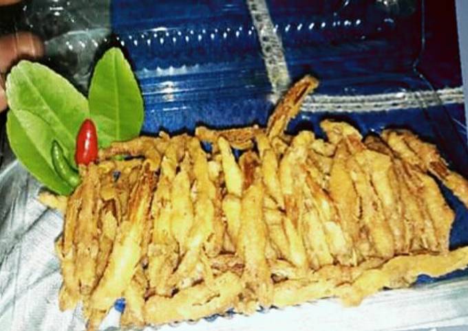 Jantung / bunga pisang crispy unik dan enak