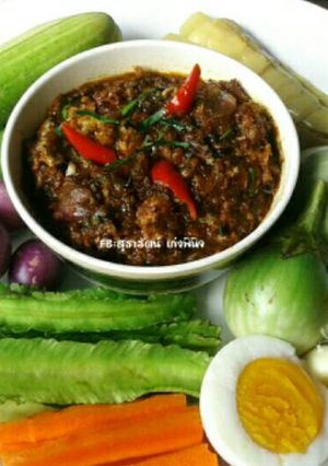 รูปของ ปลาร้าสับผัดไข่