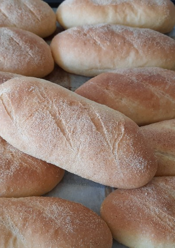 Una foto de Cómo hacer barras pequeñas de pan francés facilísimo