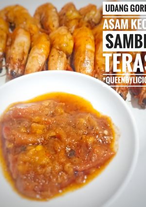 Foto resep Udang Goreng Asam Kecap Sambel Terasi
