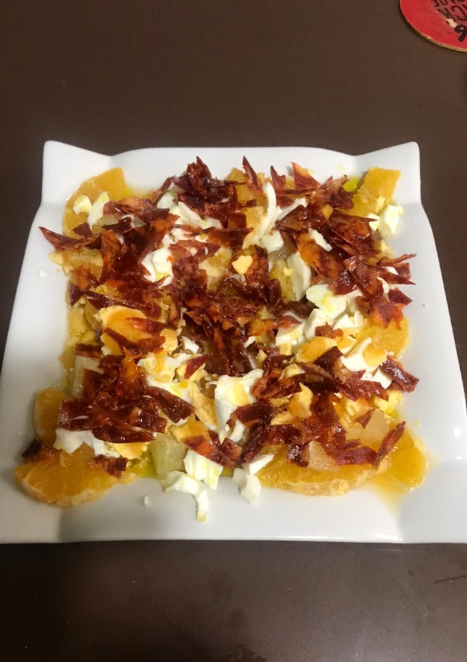 Una foto de Ensalada de Carnaval salmantina
