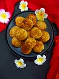 Delicious Gulgule (Dumplings) in an Appe Pan