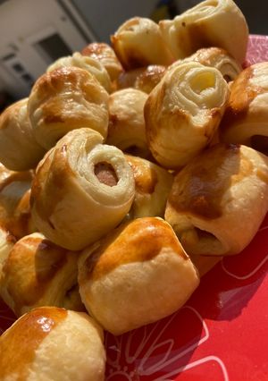 Virslivel töltött falatkák recept fotója