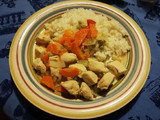 Pollo arvejado fácil