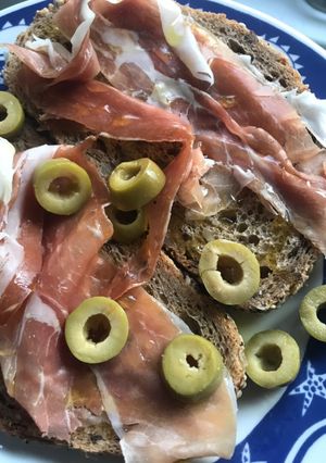 Foto principal de Tostada con jamón