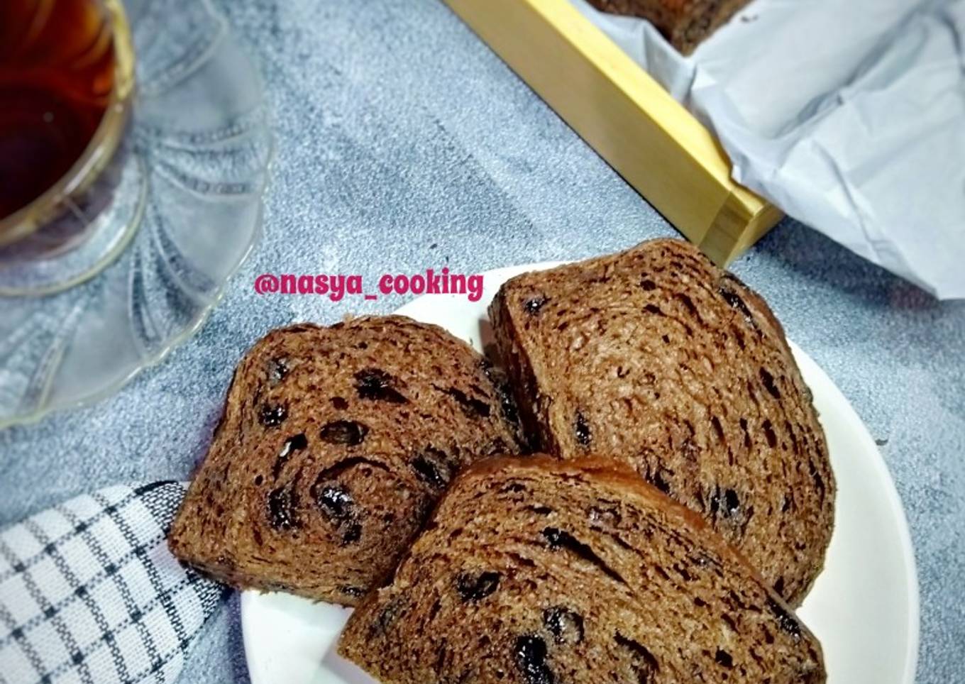 Roti Tawar Coklat Chip (eggless)