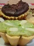 Pie shiny fudge brownis