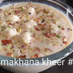 A picture of Makhana kheer.