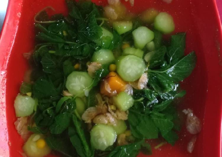 Resep: EnakBening bayam oyong