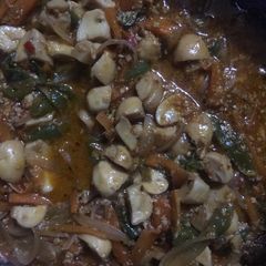 A picture of Spicy Masala Mushrooms.