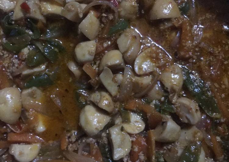 Recipe of Super Quick Spicy Masala Mushrooms