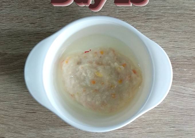 Bubur ayam tahu mpasi 6 bulan