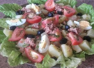 Foto principal de Ensalada de patatas en 10 minutos /comida de Marruecos