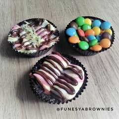 รูปของ Eggless melted brownies