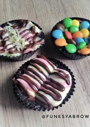 Foto resep Eggless melted brownies