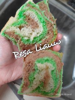 Foto resep Roti Tawar Pelangi • super ringan, awet empuk