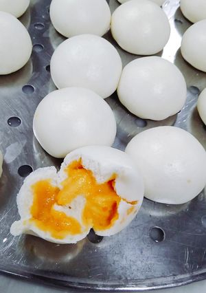 Foto resep Pao Telur Asin Manis