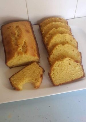 A picture of Condensed milk cake.