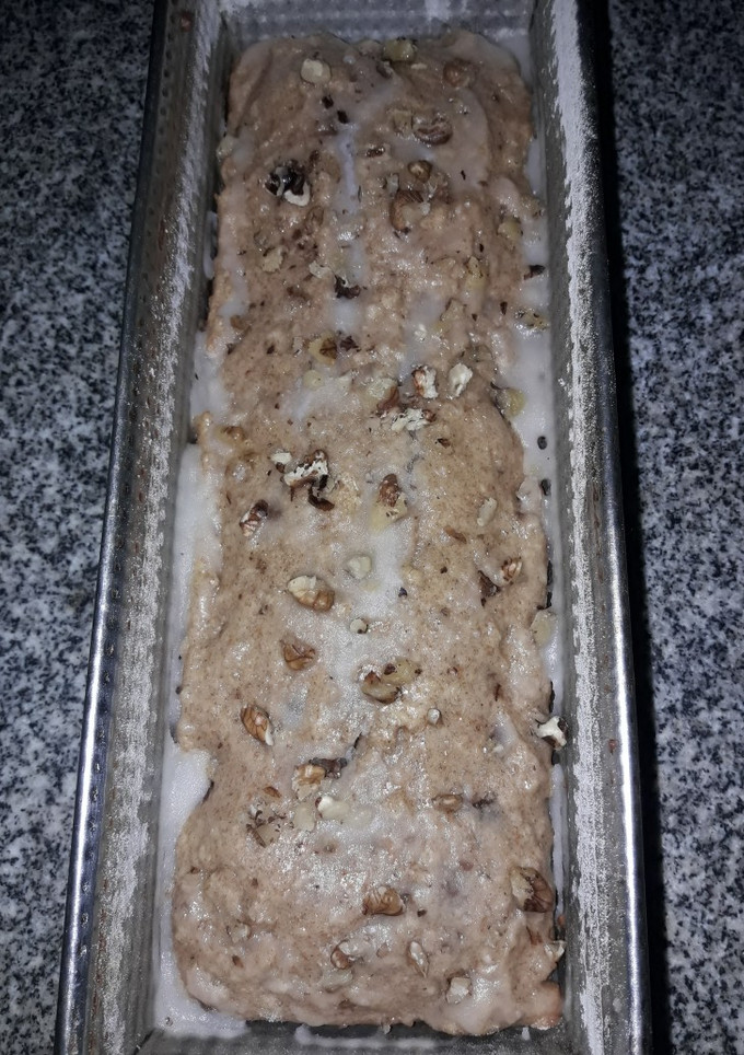 Una foto de Budín de harina integral y nueces