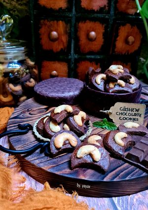 Foto resep Cashew chocolate cookies