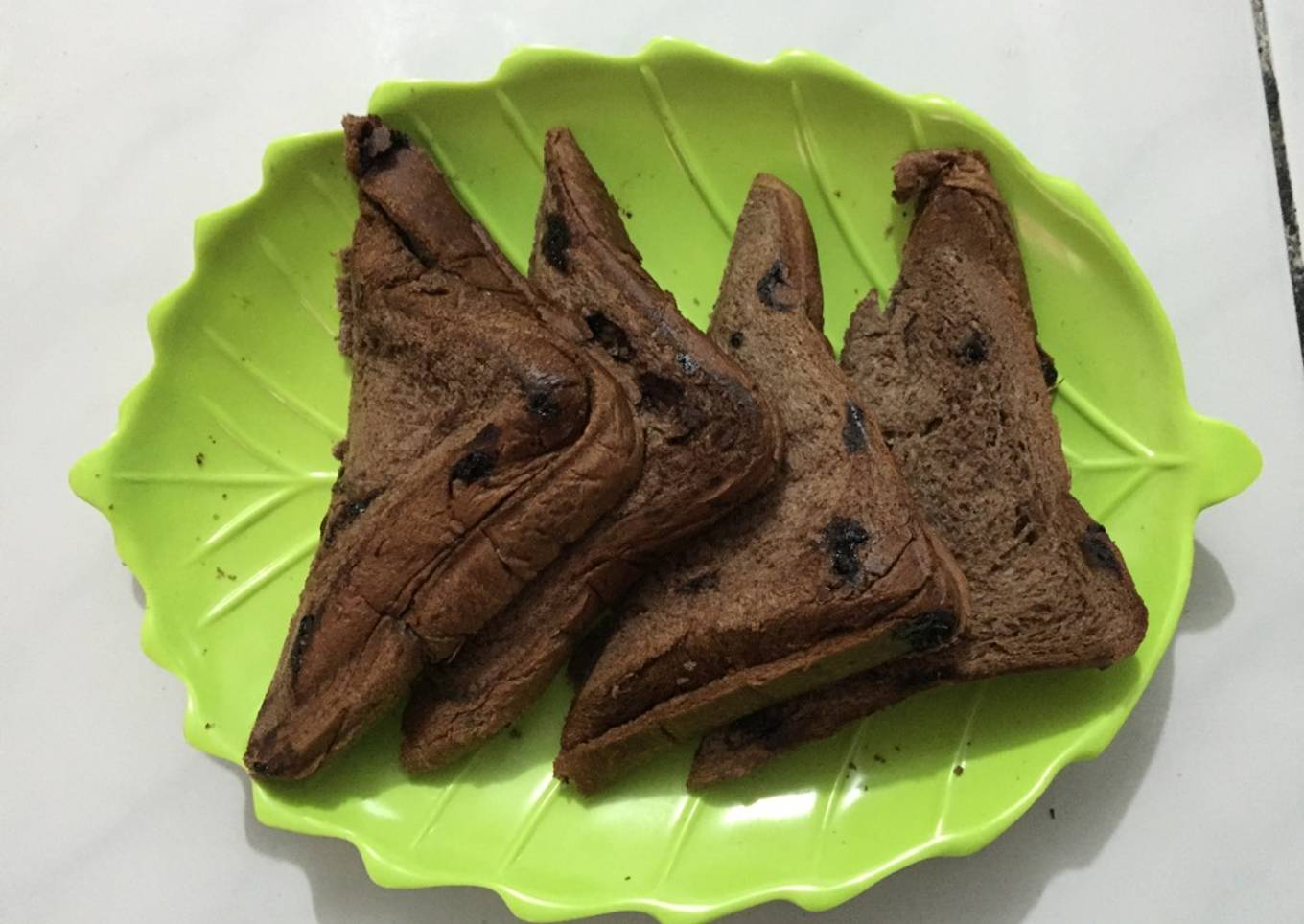 Roti bakar coklat kacang