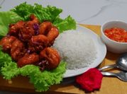 Hình ảnh của thịt gà chiên mắm