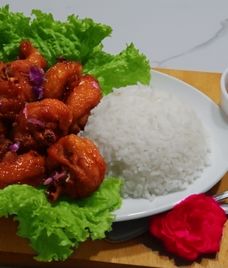 thịt gà chiên mắm