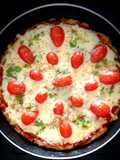พิซซ่า/พิซซ่าเต้าหู้ (ไม่ใช้เตาอบ)  Crispy & soft tofu pizza (no oven)