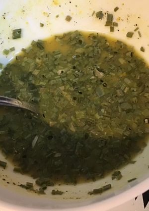 Une photo de Marinade /sauce salade savora,citron vert et ciboulette