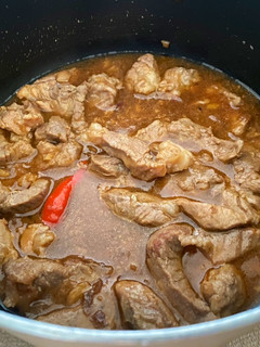Hình của món Nạc dăm kho.