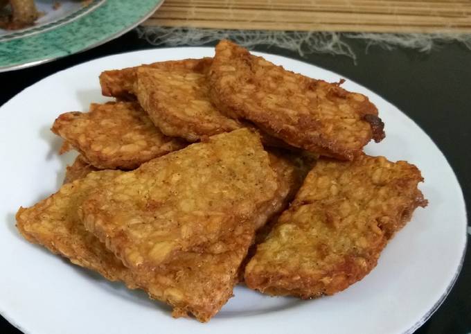 Tempe Goreng Bawang Putih