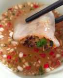 Bánh bột lọc (bánh bột lọc gói lá) dẻo,dai,mềm, thơm