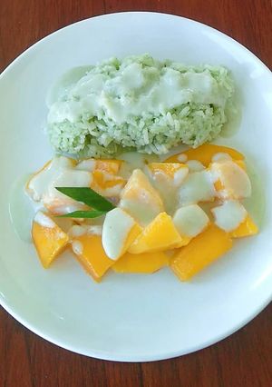 Foto resep Sticky rice mangga