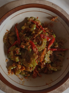 Foto resep Tumis pare rebon
