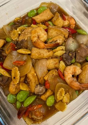 Foto resep Tumis pete,tiren,udang saos tirem