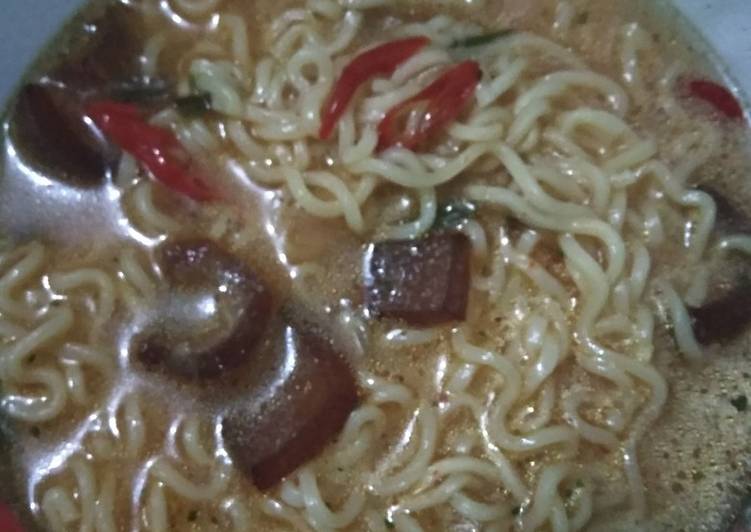 Resep Mie tunjang, Enak Banget