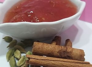 Una foto de Mermelada de Pera y Cardamomo